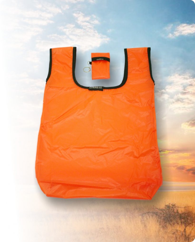Bag-It Bright Orange Shopping Bag Bag-It Bright Orange Shopping Bag