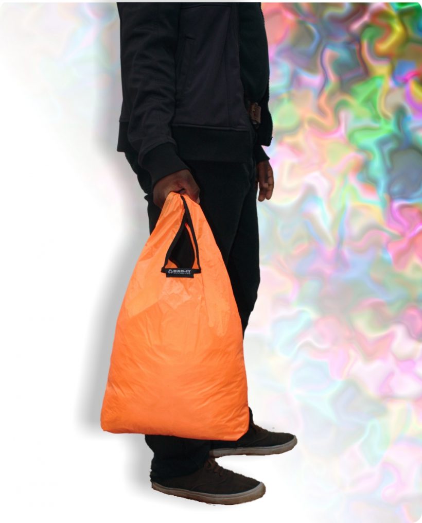 Bag-It Bright Orange Shopping Bag Bag-It Bright Orange Shopping Bag