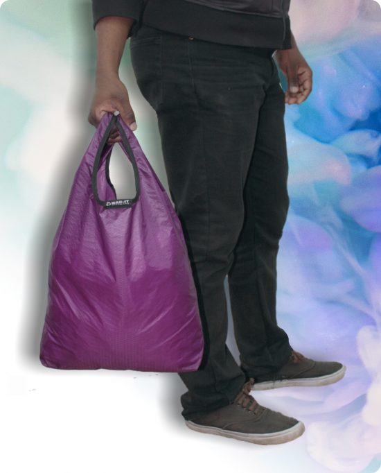 Bag-it Dark Purple Shopper