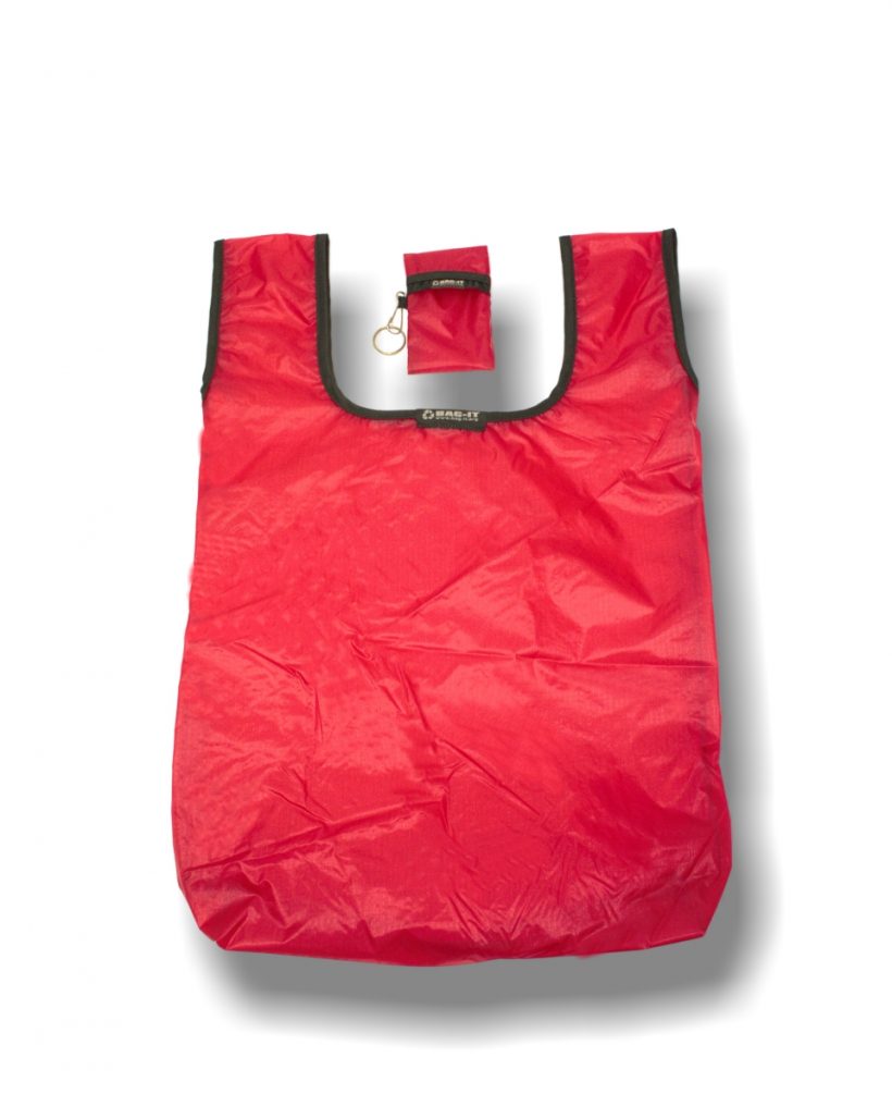Bag-it red shopping bag