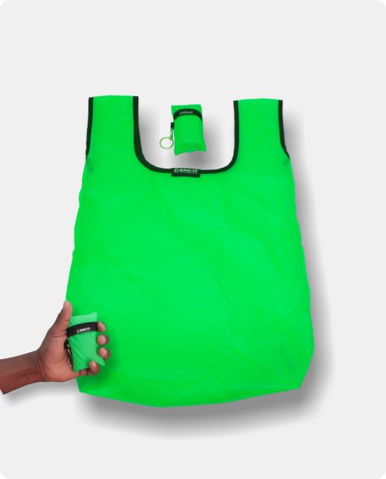 Bright Green Shopping Bag-it