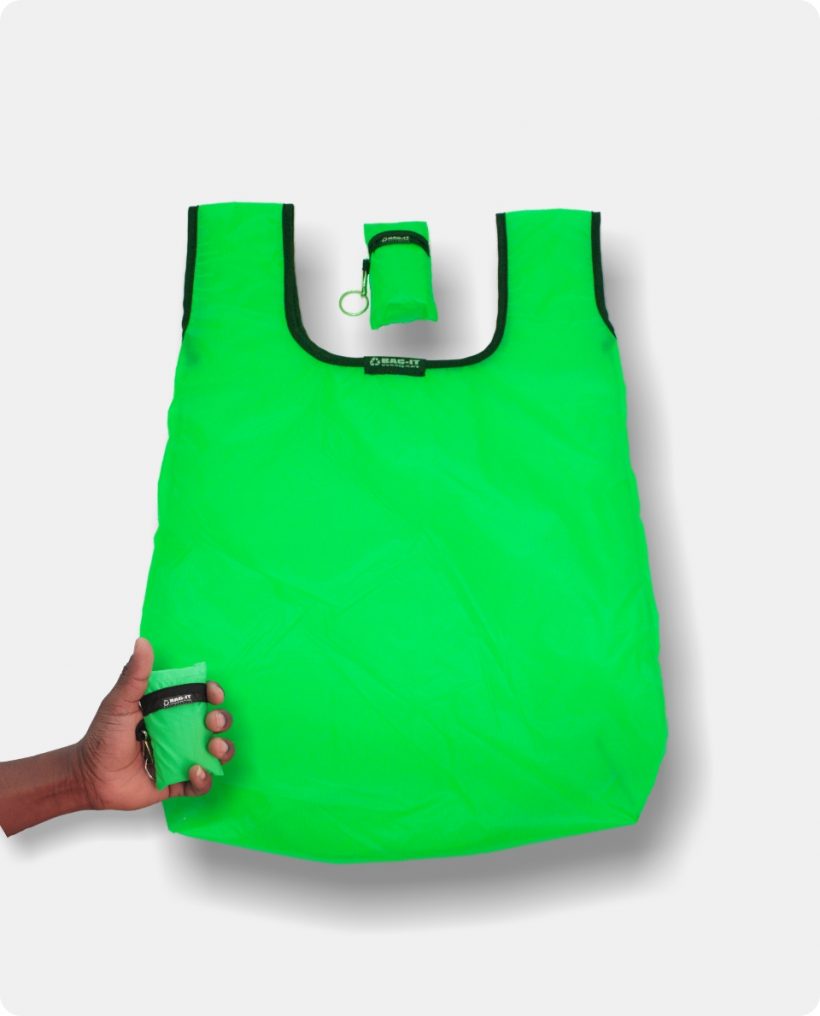 Bright Green Shopping Bag-it