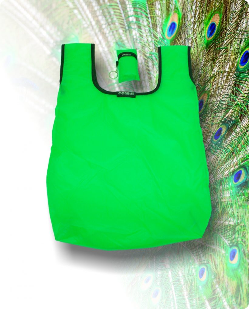 Bright Green Shopping Bag-it