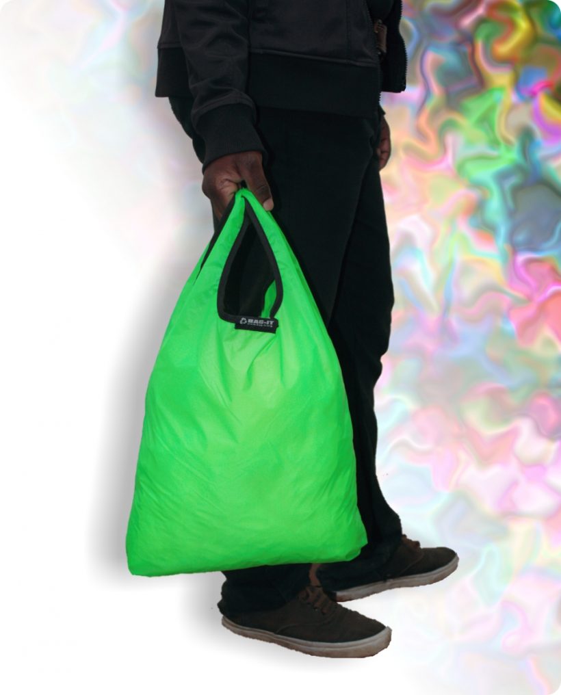 Bright Green Shopping Bag-it